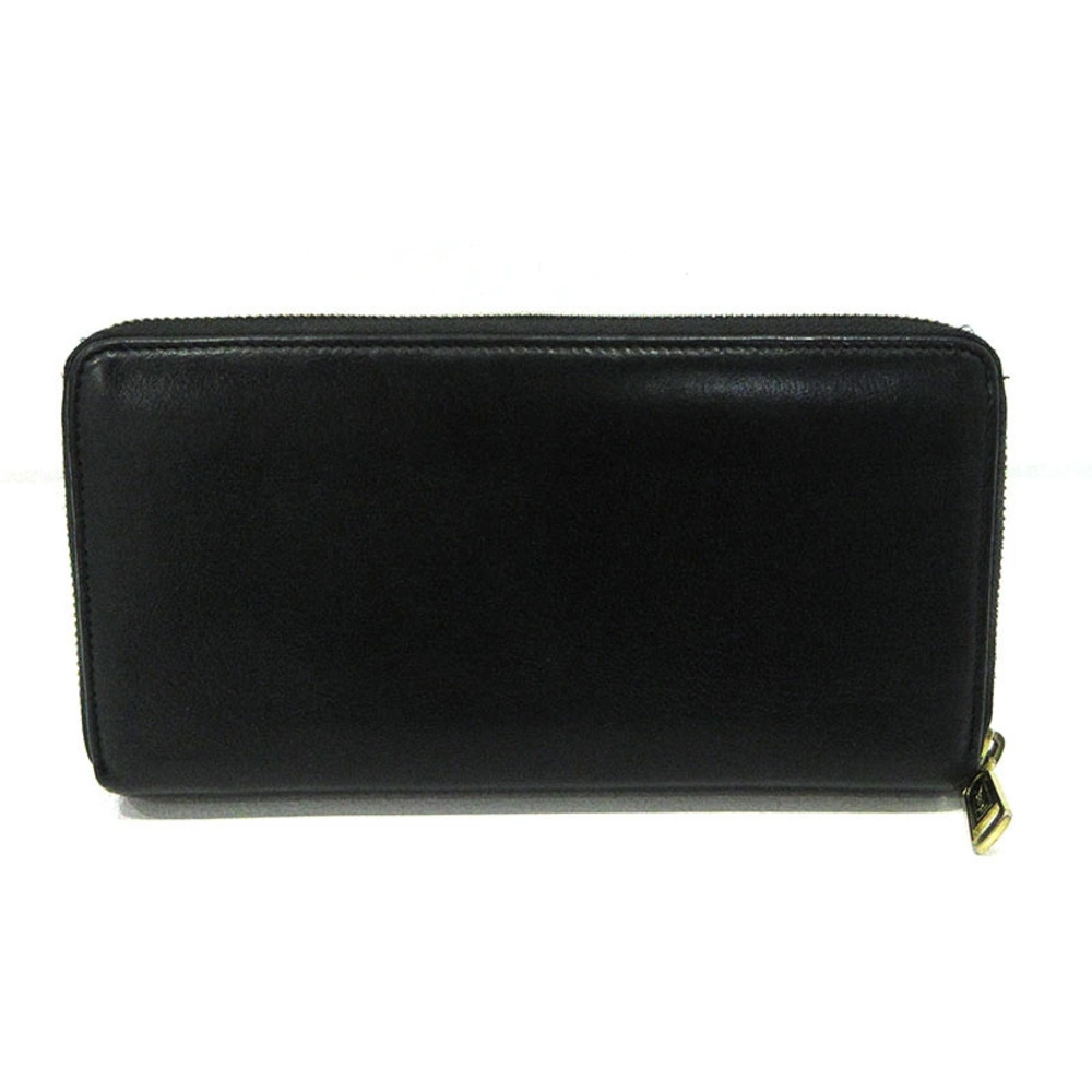 SAINT LAURENT Round Zip Long Wallet Black - Picture 2 of 12